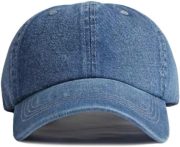 Denim Baseball Cap Hats Washed Outdoor Trucker Caps Travel Adjustable - Image 2