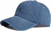 Denim Baseball Cap Hats Washed Outdoor Trucker Caps Travel Adjustable