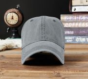 Baseball Cap Denim Unisex Baseball Cap Men's Denim Classic Summer Hats Women Breathable Baseball Cap Men Soft Sun Protection Sports Hat Men for Outdoor Use, 1/Light Grey, Medium - Image 2