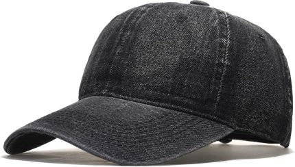 Denim Baseball Cap for Women Men Adjustable Cotton Dad Hat Outdoor Sports Hat